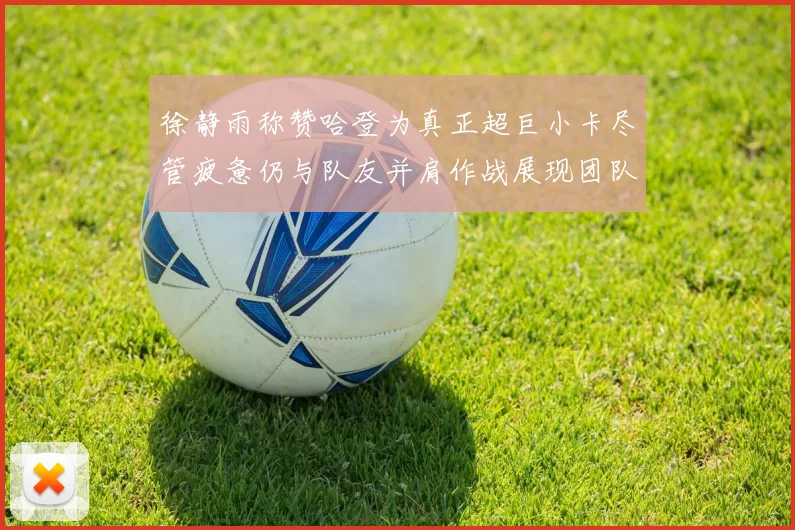 徐静雨称赞哈登为真正超巨小卡尽管疲惫仍与队友并肩作战展现团队精神