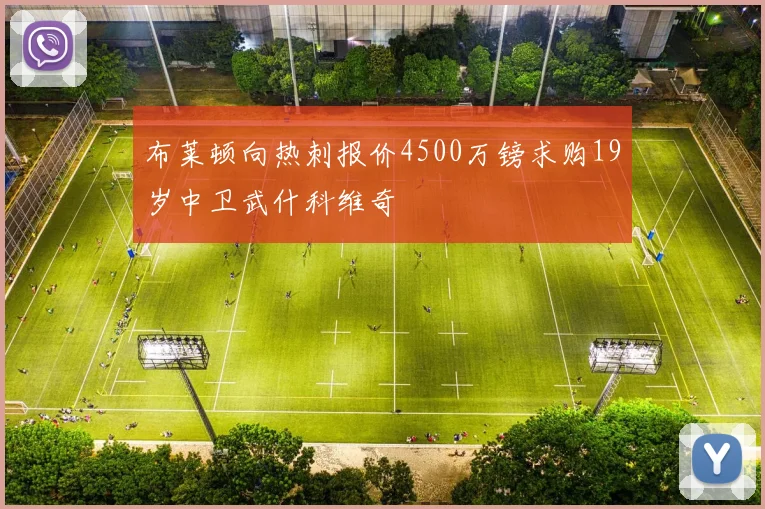 布莱顿向热刺报价4500万镑求购19岁中卫武什科维奇